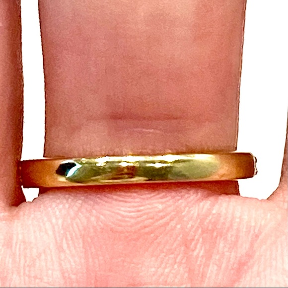 Cocktail Ring Size 6 Lapis Lazuli Cabochon & Diamonds - Picture 10 of 15